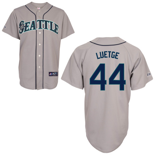 Lucas Luetge #44 mlb Jersey-Seattle Mariners Women's Authentic Road Gray Cool Base Baseball Jersey